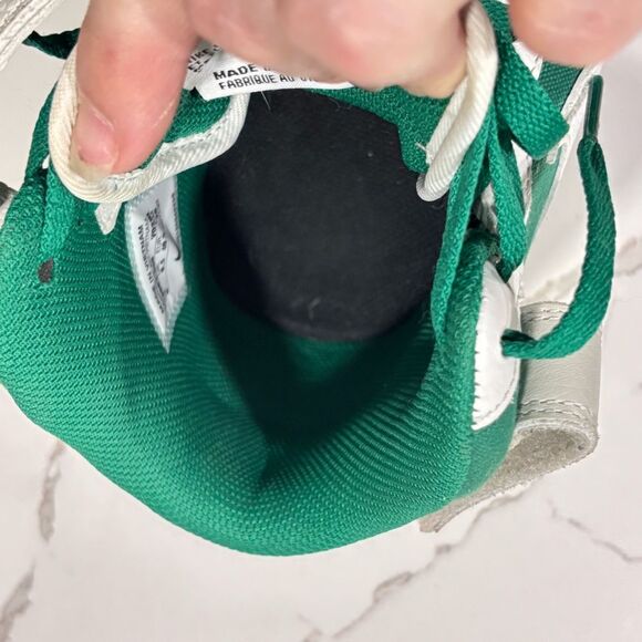 Nike Air Force 1 Mid By You Green Leather Canvas Sneakers 9 Athletic DV3903 900 - Picture 7 of 13